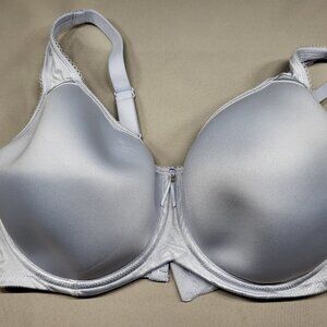Wacoal 36DD Light Blue Underwire T-Shirt Bra Smooth Molded Cups